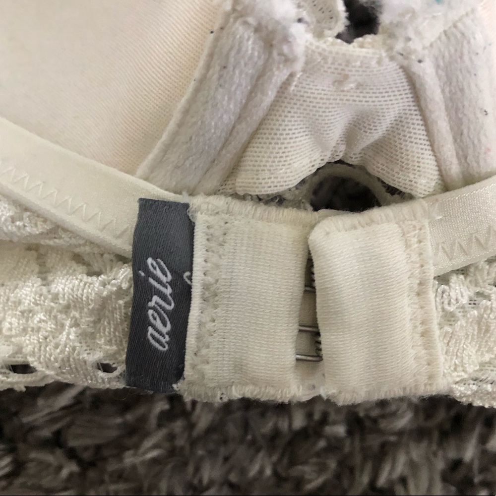 Aerie Ivory Laced Lined Bra - Picture 5 of 5